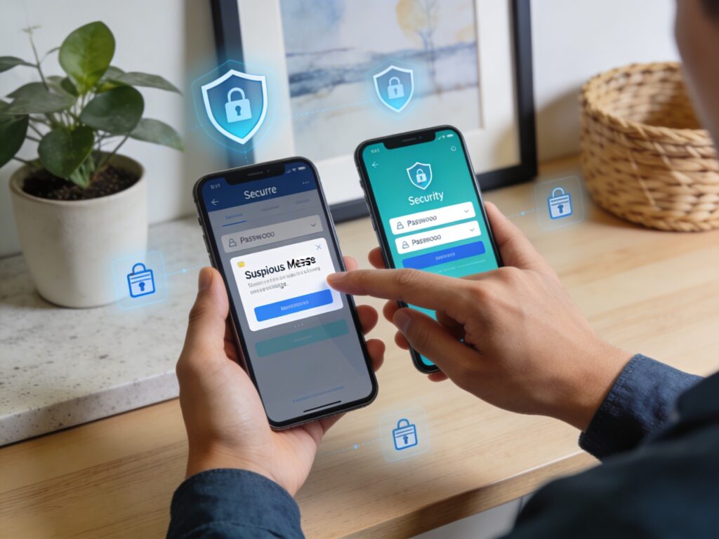 how to verify suspicious AI messages.